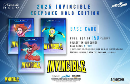 2025 Keepsake Invincible Season 1 Premiere Holo Breaker Edition Box