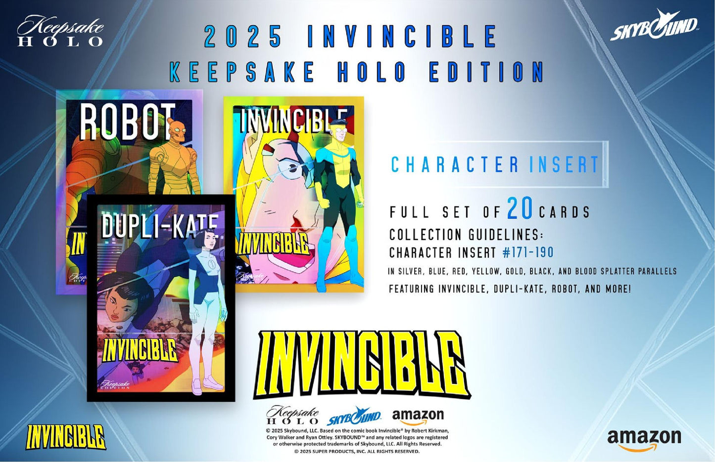 2025 Keepsake Invincible Season 1 Premiere Holo Breaker Edition Box