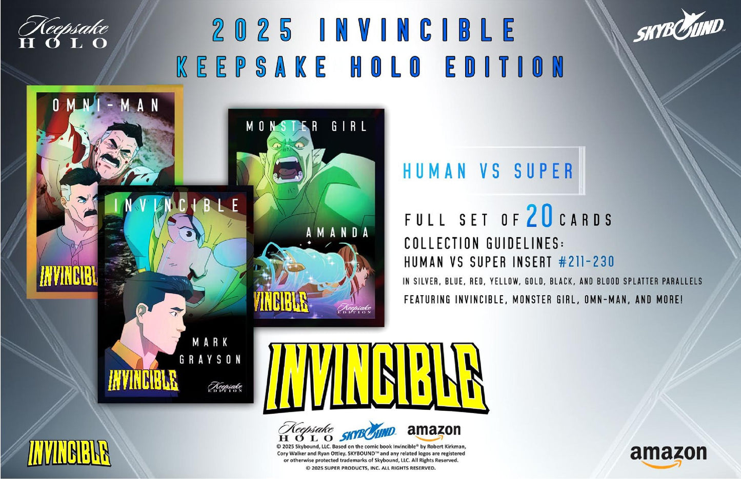 2025 Keepsake Invincible Season 1 Premiere Holo Breaker Edition Box