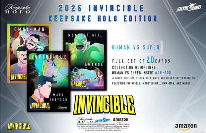 2025 Keepsake Invincible Season 1 Premiere Holo Breaker Edition Box
