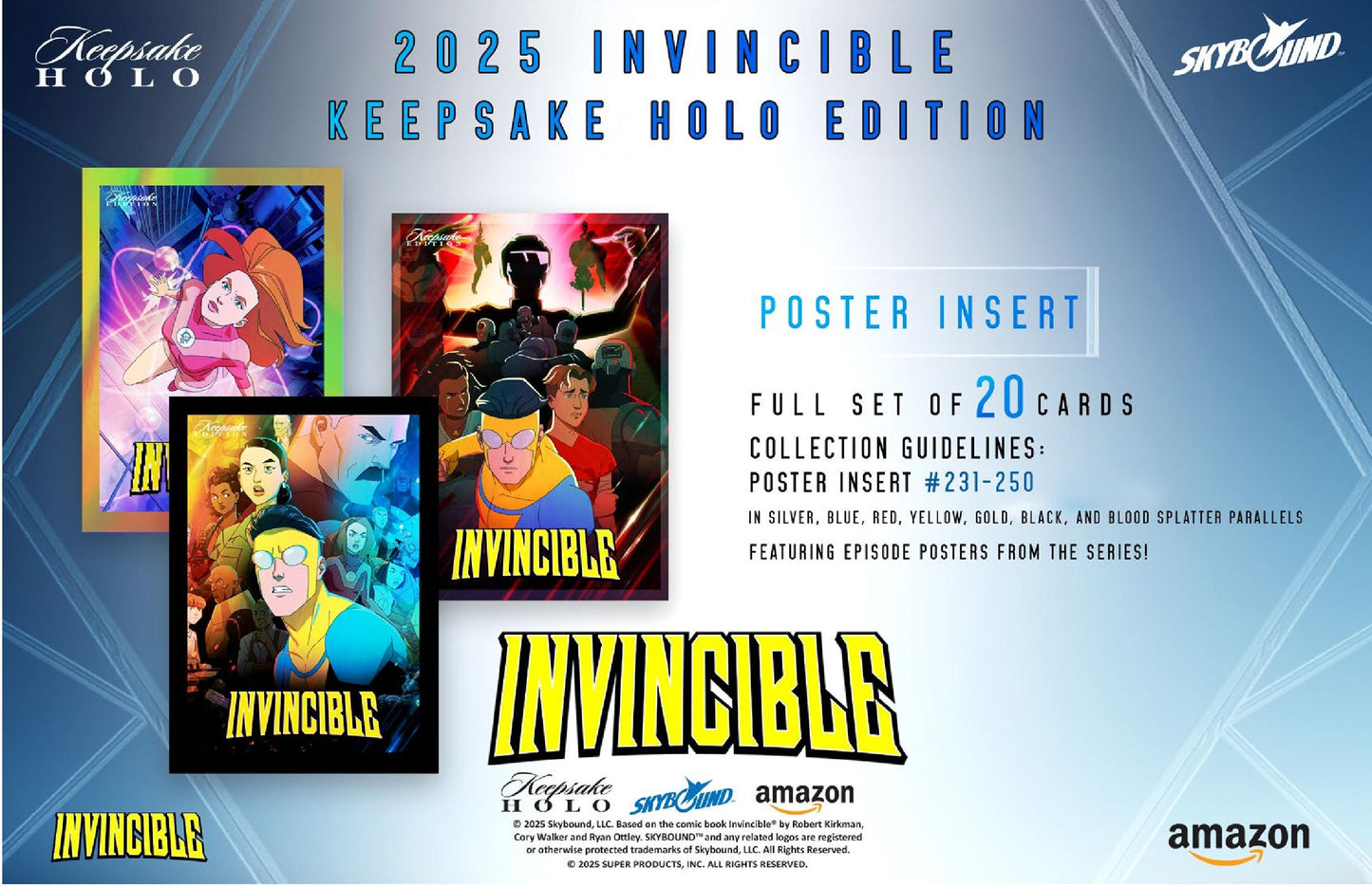 2025 Keepsake Invincible Season 1 Premiere Holo Breaker Edition Box