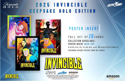 2025 Keepsake Invincible Season 1 Premiere Holo Breaker Edition Box