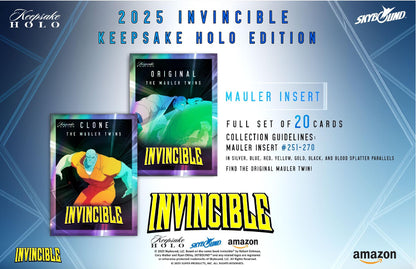 2025 Keepsake Invincible Season 1 Premiere Holo Breaker Edition Box
