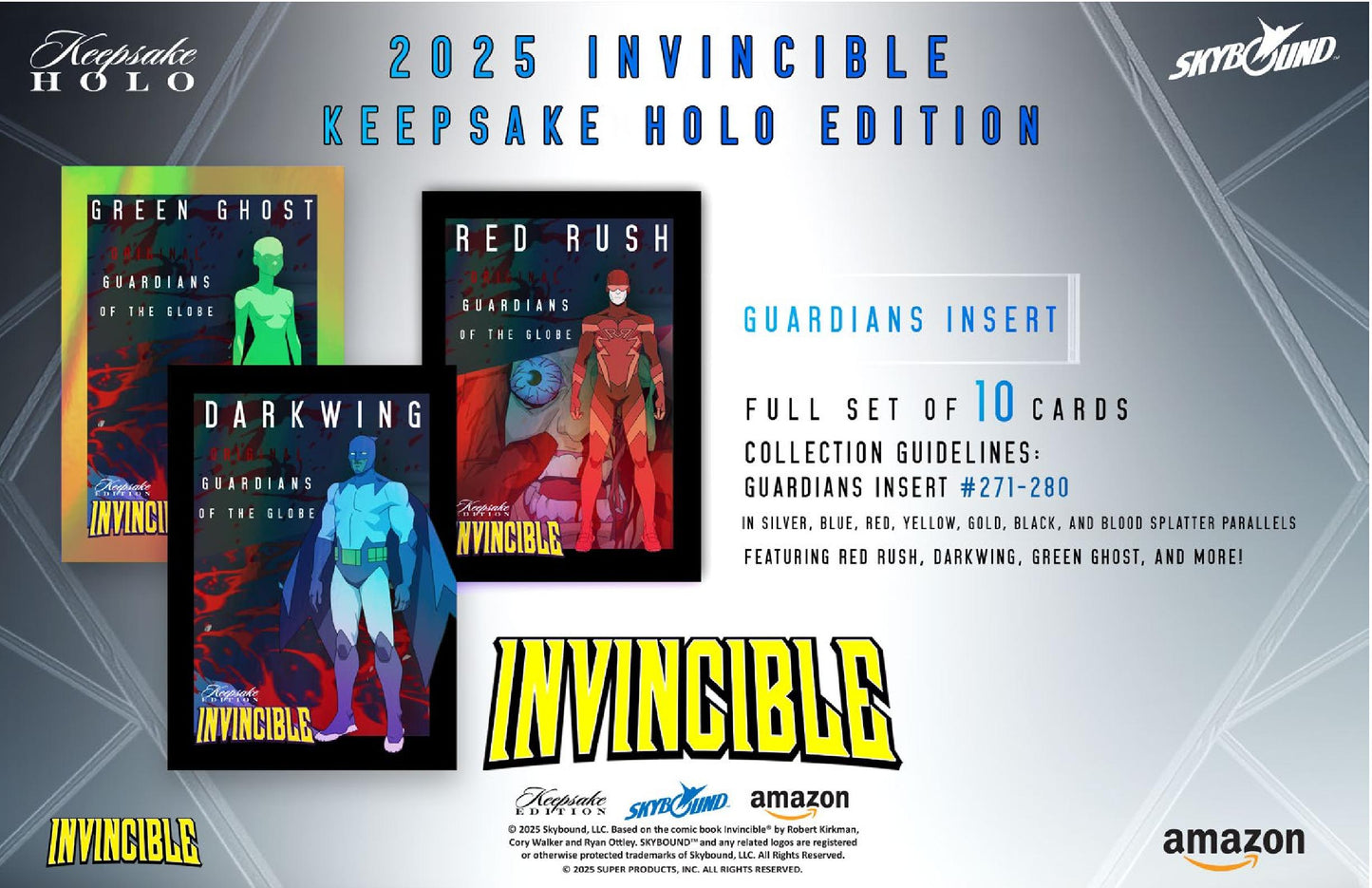 2025 Keepsake Invincible Season 1 Premiere Holo Breaker Edition Box
