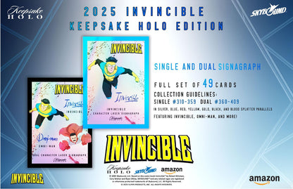 2025 Keepsake Invincible Season 1 Premiere Holo Breaker Edition Box