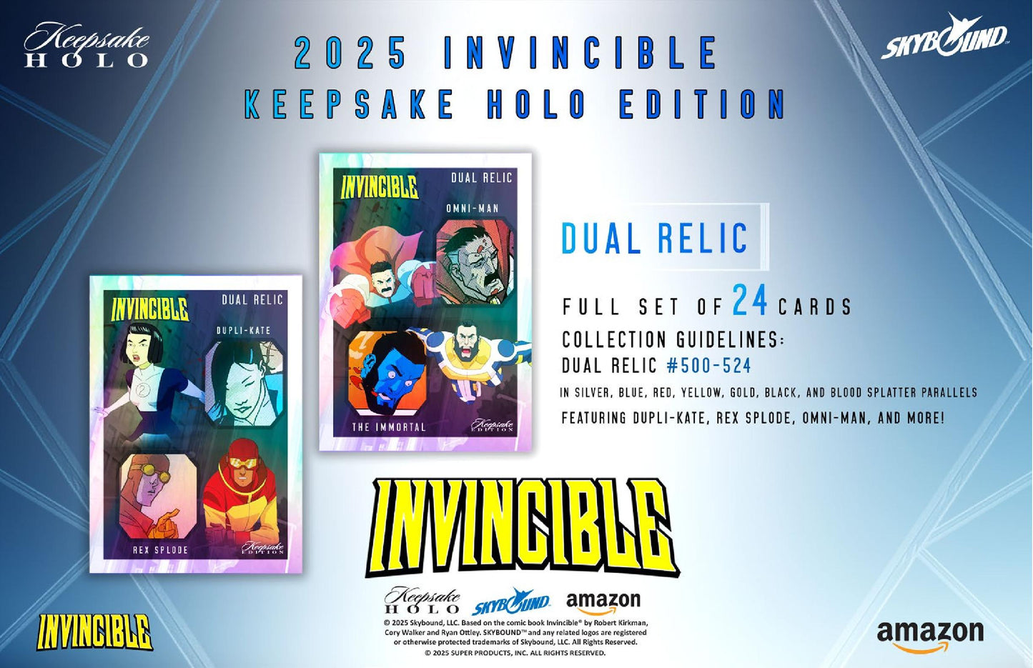2025 Keepsake Invincible Season 1 Premiere Holo Breaker Edition Box