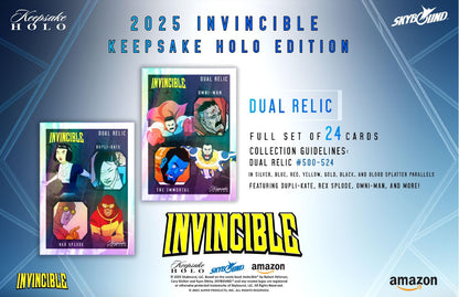 2025 Keepsake Invincible Season 1 Premiere Holo Breaker Edition Box