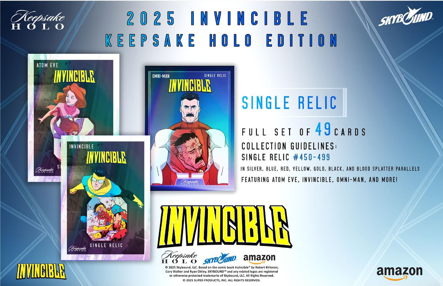 2025 Keepsake Invincible Season 1 Premiere Holo Breaker Edition Box