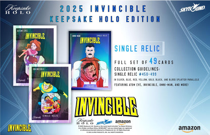 2025 Keepsake Invincible Season 1 Premiere Holo Breaker Edition Box