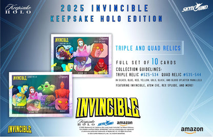 2025 Keepsake Invincible Season 1 Premiere Holo Breaker Edition Box