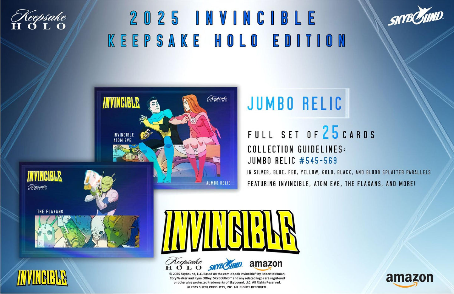 2025 Keepsake Invincible Season 1 Premiere Holo Breaker Edition Box