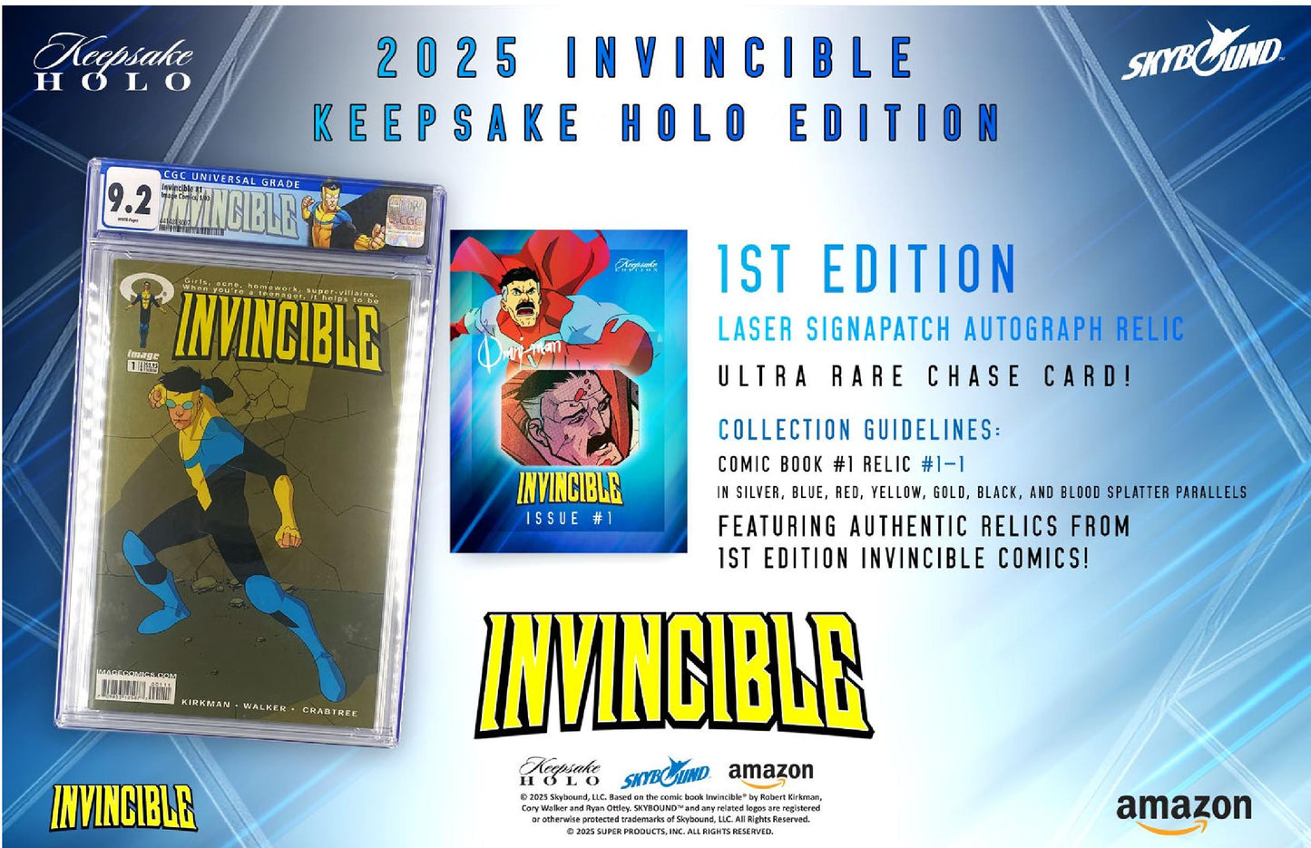 2025 Keepsake Invincible Season 1 Premiere Holo Breaker Edition Box