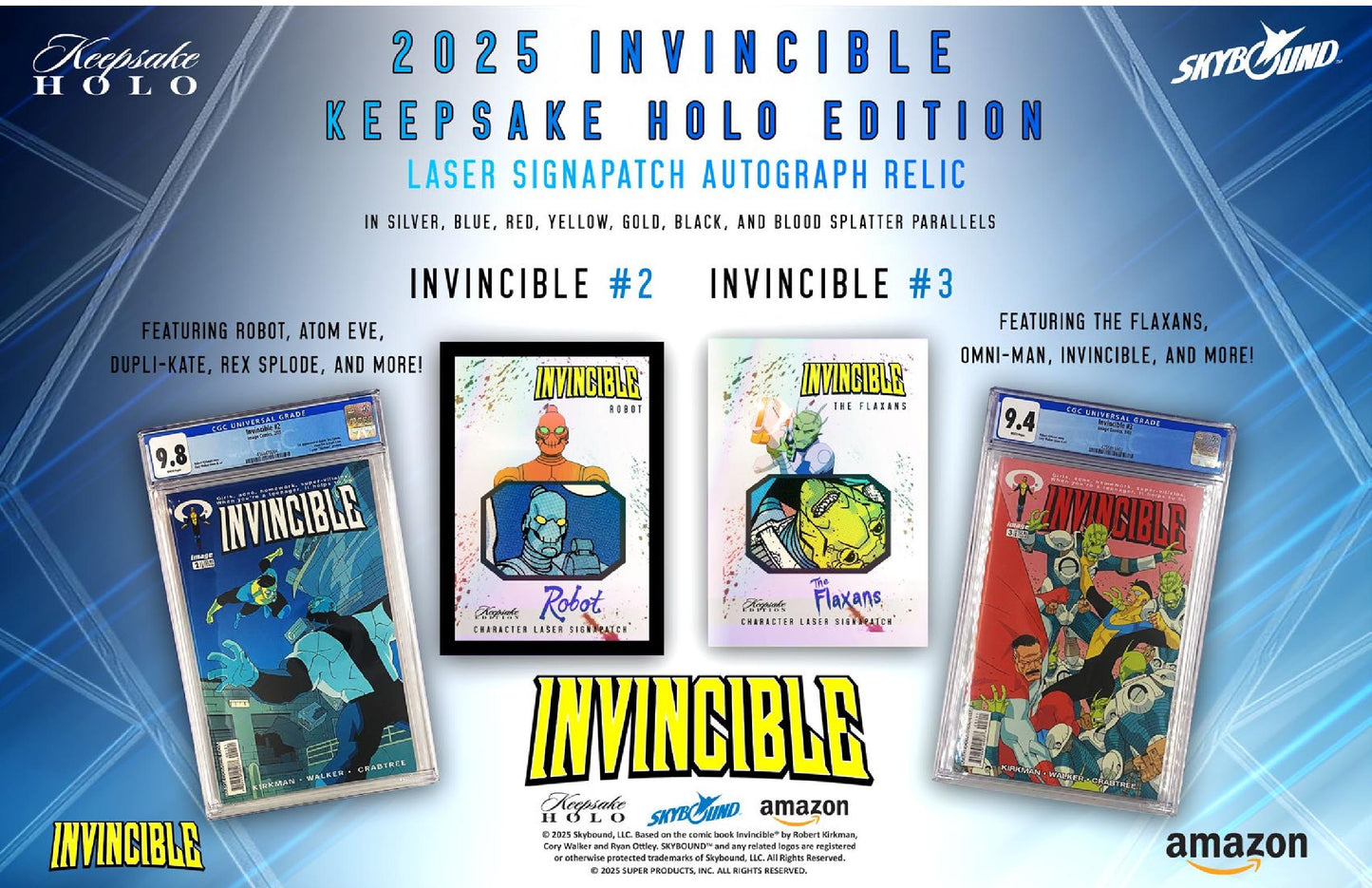 2025 Keepsake Invincible Season 1 Premiere Holo Breaker Edition Box