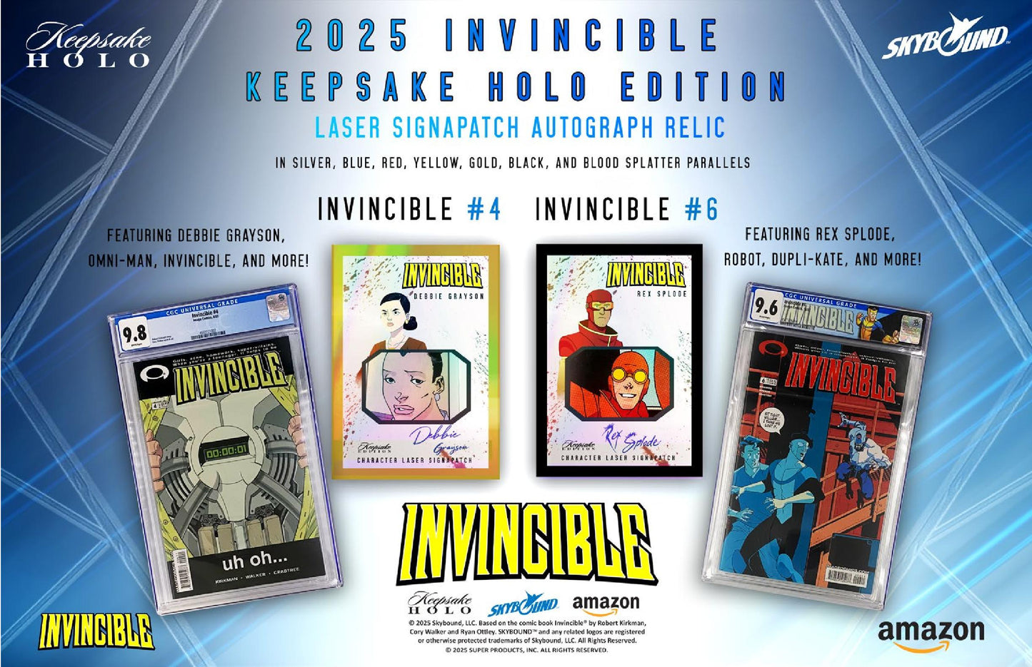 2025 Keepsake Invincible Season 1 Premiere Holo Breaker Edition Box