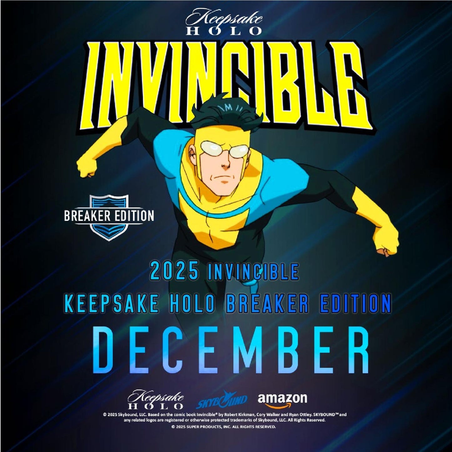 2025 Keepsake Invincible Season 1 Premiere Holo Breaker Edition Box