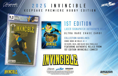 2025 Keepsake Invincible Season 1 Premiere Edition Hobby Pack