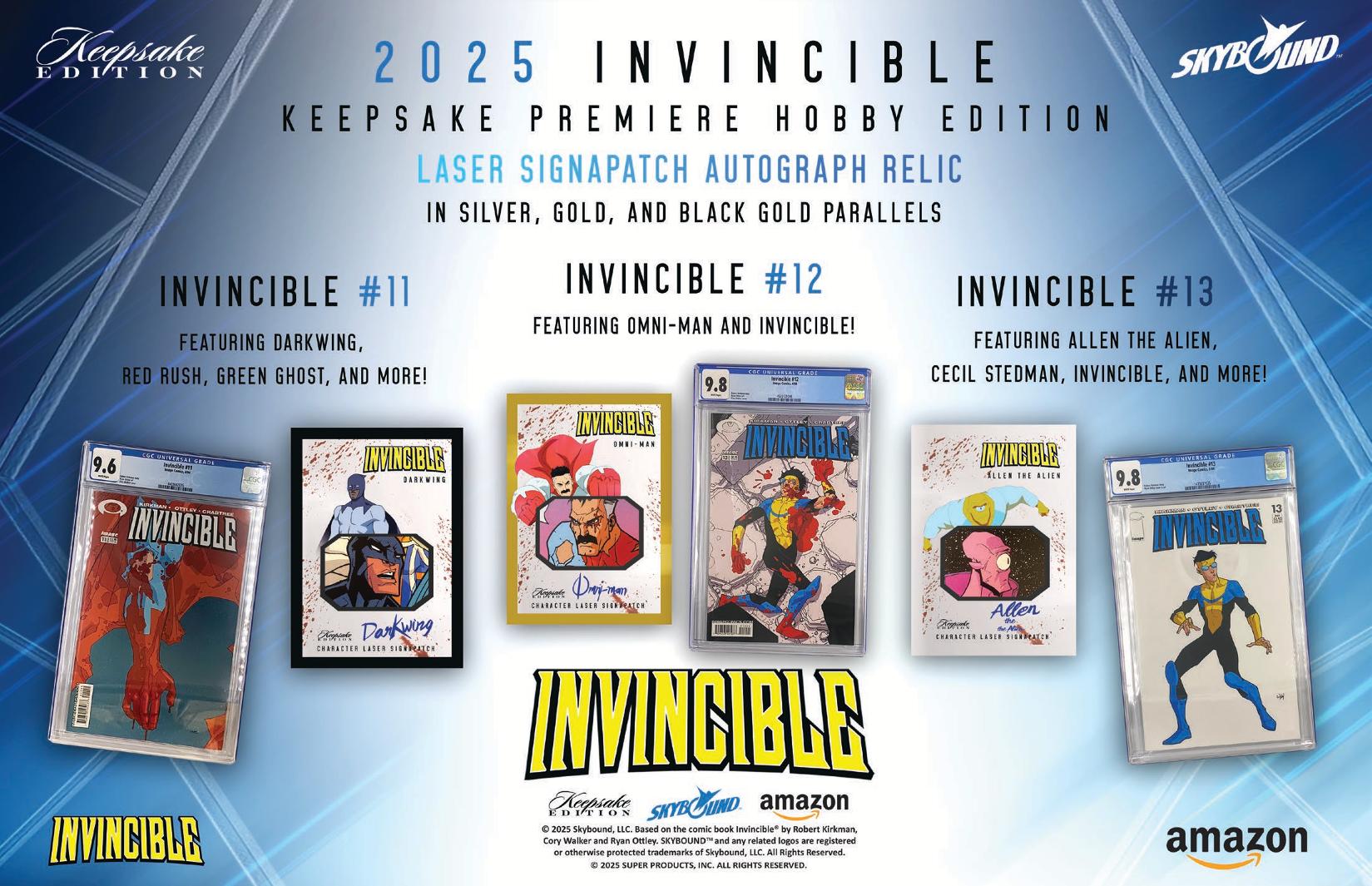 2025 Keepsake Invincible Season 1 Premiere Edition Hobby Box Digital Heroes 2025 Keepsake Invincible Season 1 Premiere Edition Hobby Box Digital Heroes