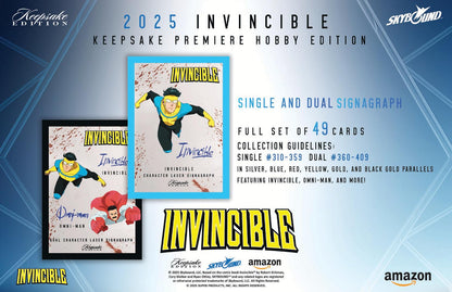 2025 Keepsake Invincible Season 1 Premiere Edition Hobby Pack