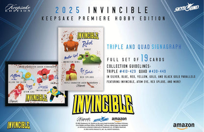 2025 Keepsake Invincible Season 1 Premiere Edition Hobby Pack