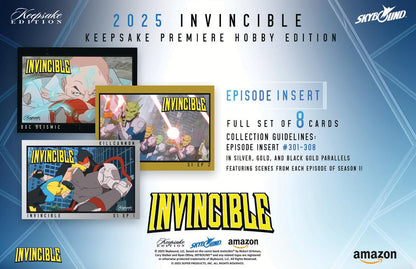 2025 Keepsake Invincible Season 1 Premiere Edition Hobby Pack
