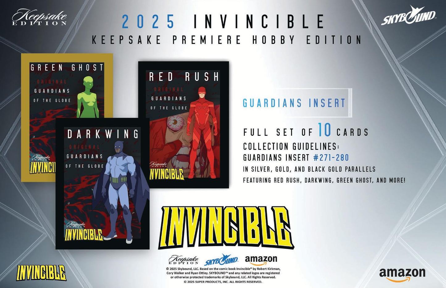 2025 Keepsake Invincible Season 1 Premiere Edition Hobby Pack