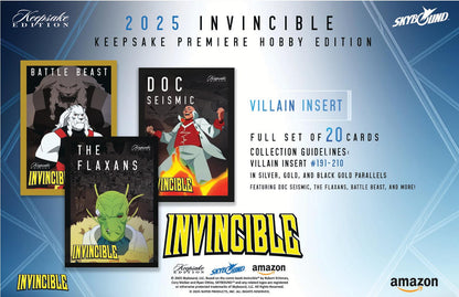 2025 Keepsake Invincible Season 1 Premiere Edition Hobby Pack