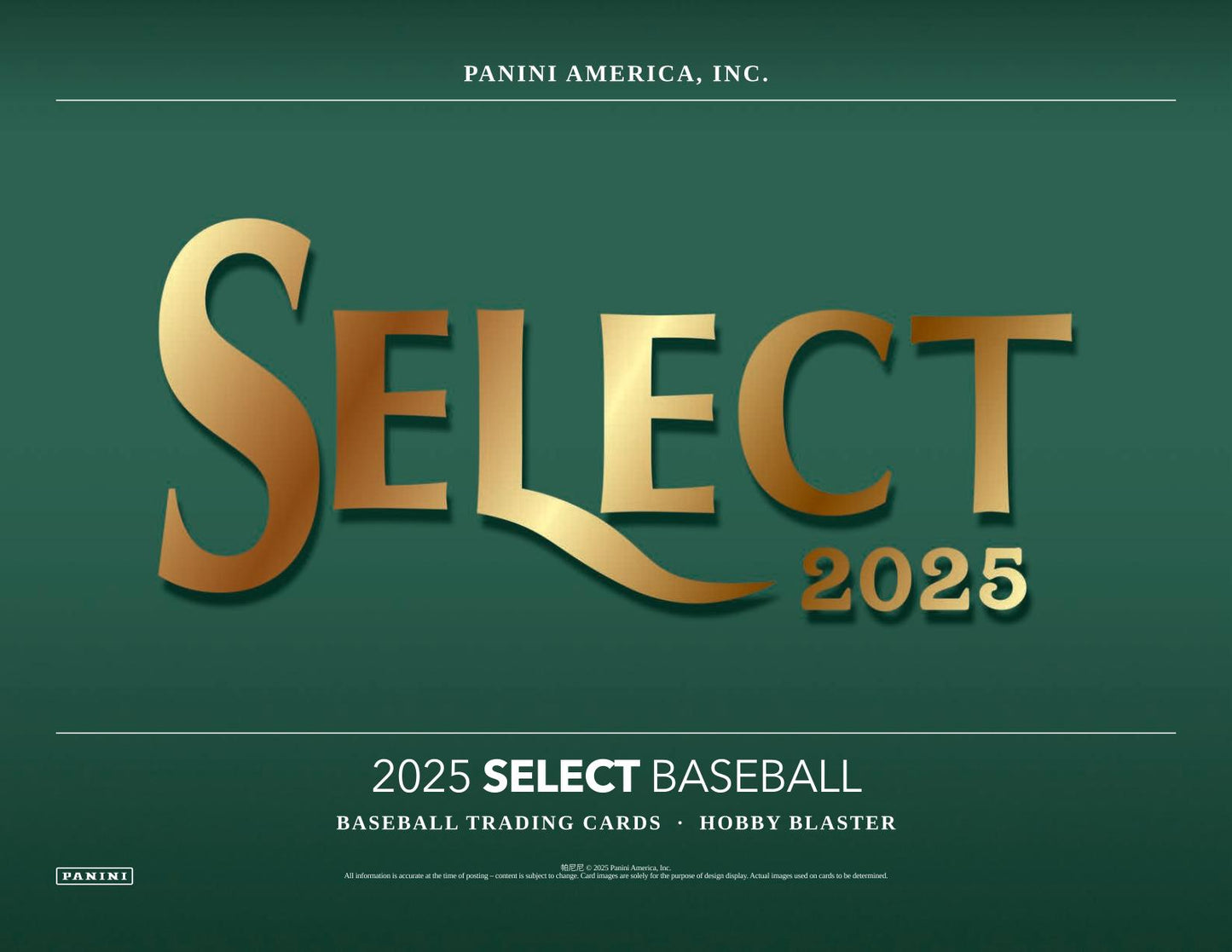 2025 Panini Select Baseball Blaster Box (Orange Flash)