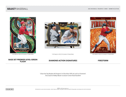 2025 Panini Select Baseball Blaster Box (Orange Flash)