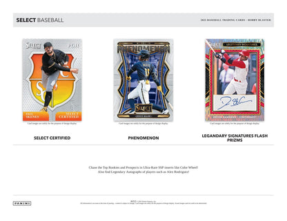 2025 Panini Select Baseball Blaster Box (Orange Flash)