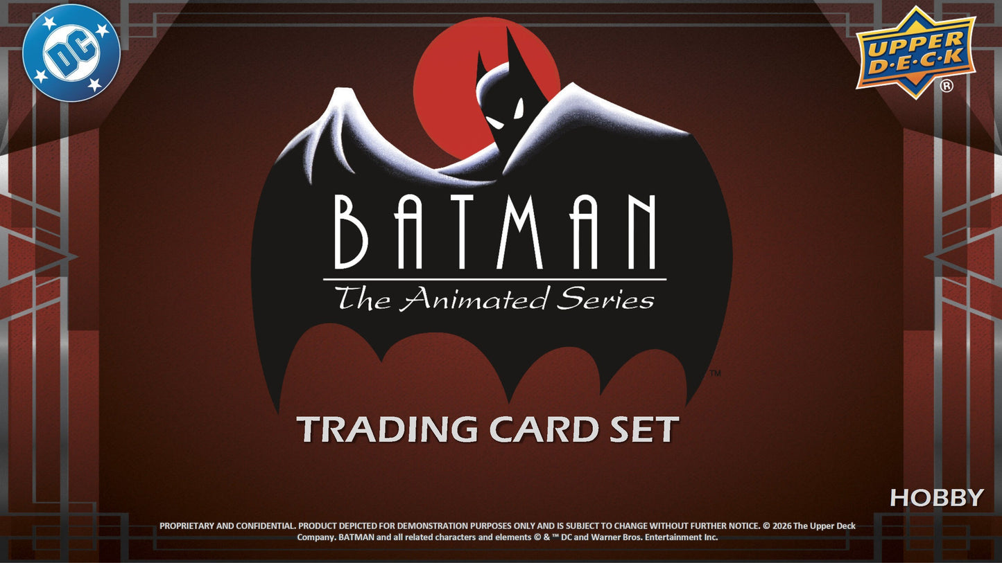 2026 Upper Deck Batman the Animated Series Hobby Box