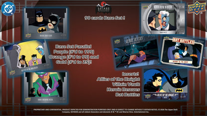 2026 Upper Deck Batman the Animated Series Hobby Box
