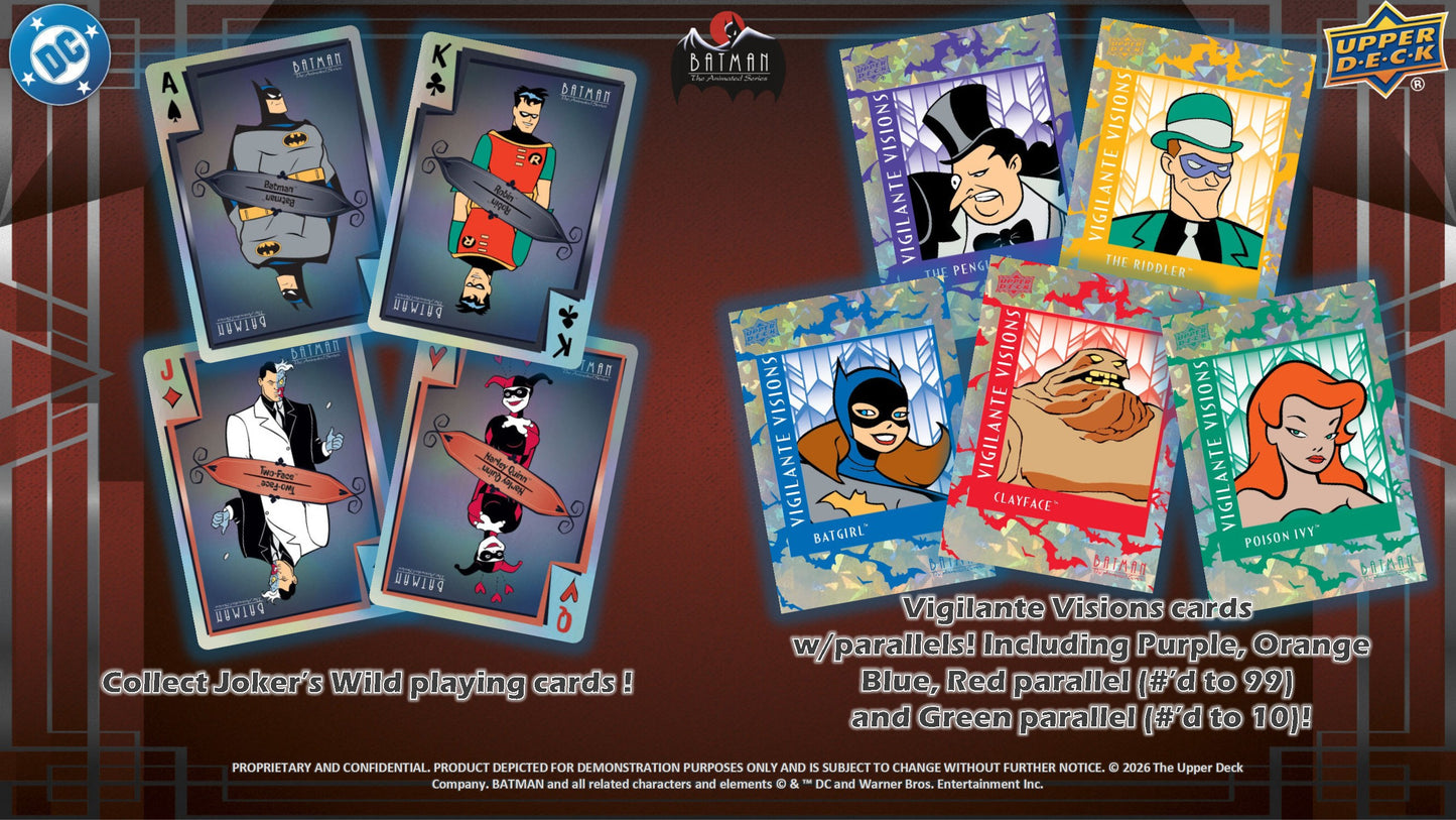 2026 Upper Deck Batman the Animated Series Hobby Box