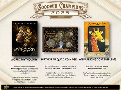 2025 Upper Deck Goodwin Champions Trading Card Box