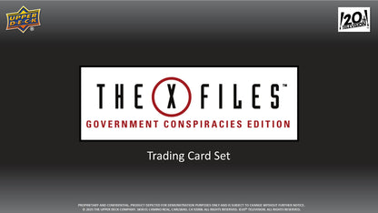 2025 Upper Deck The X-Files Government Conspiracies Edition Hobby Box