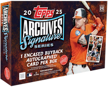 2025 Topps Archives Signature Series Baseball - Active Player Edition