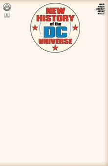 New History Of The DC Universe #1 (Of 4) Cover G Blank Card Stock Variant