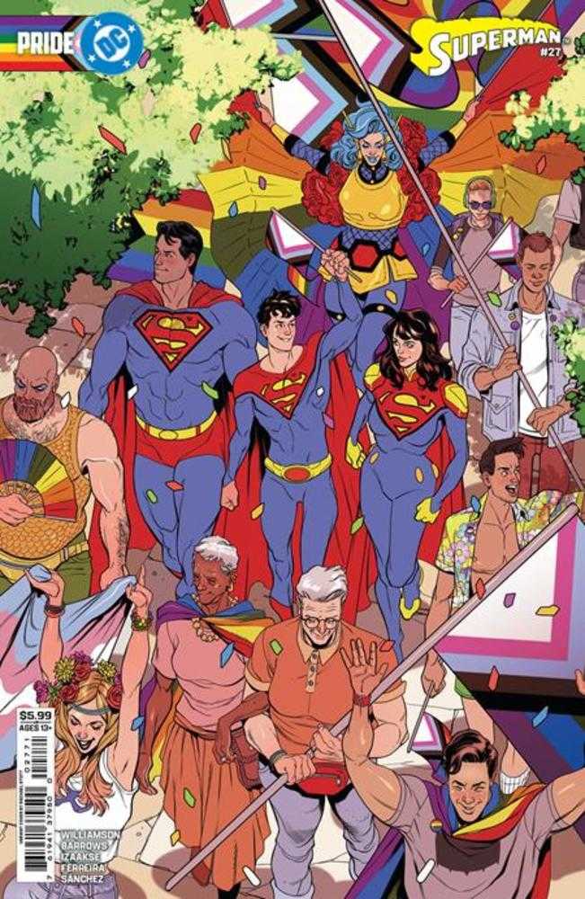 Superman #27 Cover E Rachel Stott DC Pride Card Stock Variant