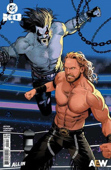 DC K.O. #1 (Of 5) Cover K Dan Mora Hangman Adam Page Aew Cameo Card Stock Variant