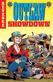 Outlaw Showdown #1 Cover D 1 in 10 Shawn Mcmanus EC Homage Variant