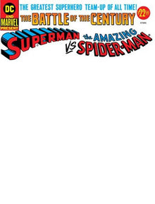 Superman vs The Amazing Spider-Man #1 Facsimile Edition Cover D Blank Variant