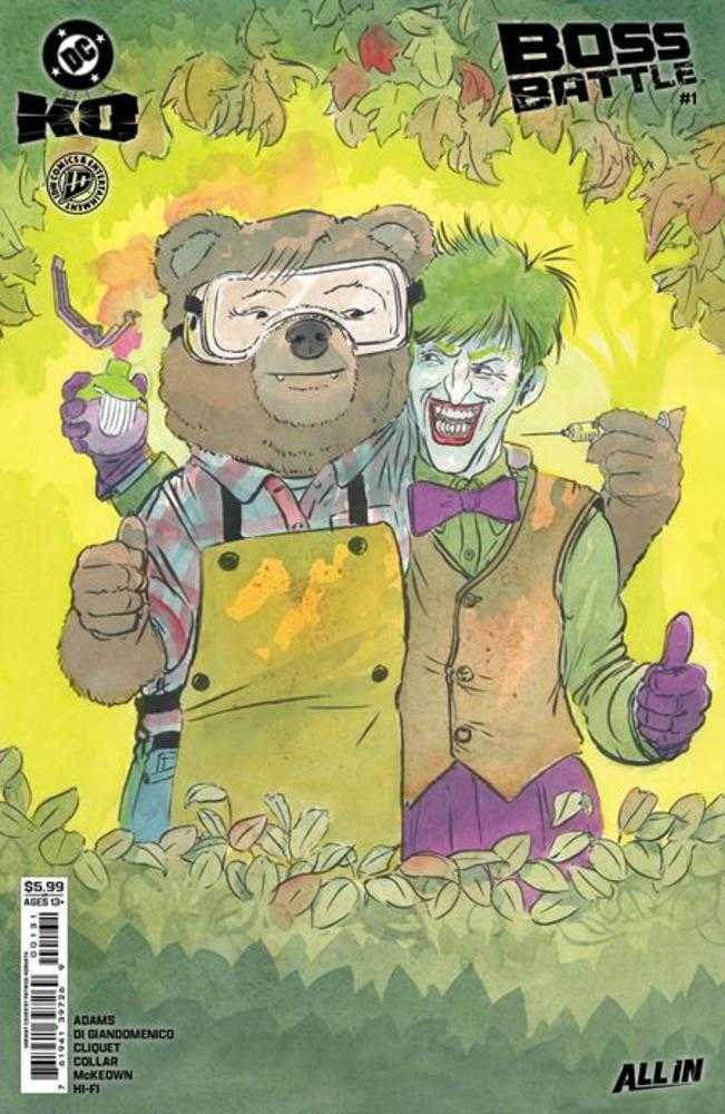 DC K.O. Boss Battle #1 (One Shot) Cover C Patrick Horvath Card Stock Variant