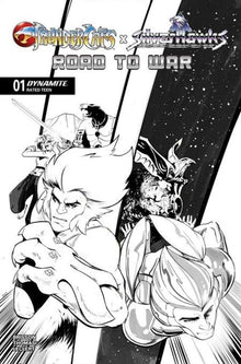 Thundercats X Silverhawks Road To War (One Shot) Cover H 1 in 10 Sebastian Piriz Line Art Variant