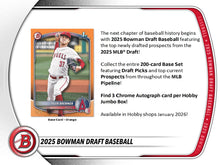 2025 Topps Bowman Draft Baseball Hobby Box