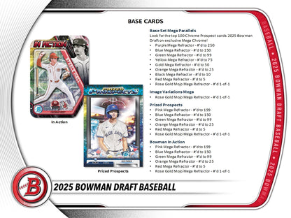 2025 Topps Bowman Draft Baseball Mega Box