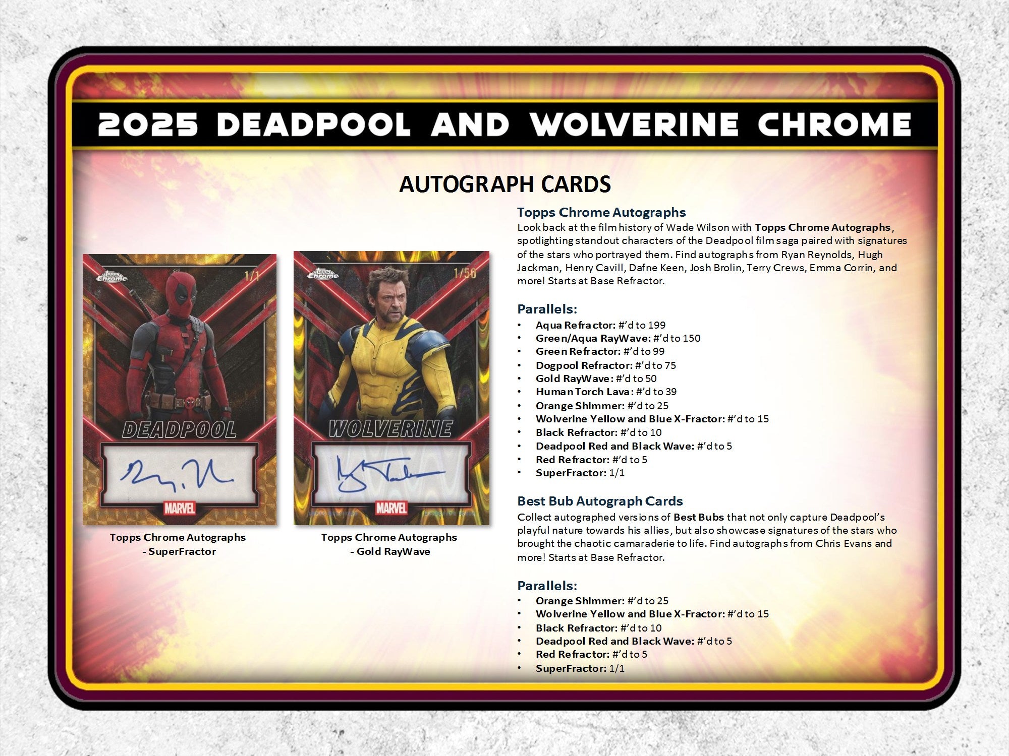 2025 Topps Marvel Chrome Deadpool Value Box – Digital Heroes