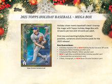 2025 Topps Baseball Holiday Mega Box