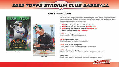 2025 Topps Stadium Club Baseball Pack