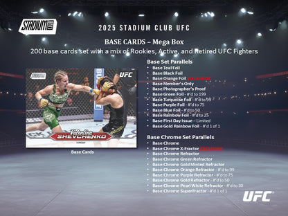 2025 Topps UFC Stadium Club Mega Box