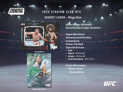 2025 Topps UFC Stadium Club Mega Box