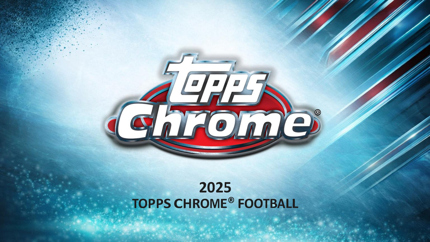 2025 Topps Chrome Football Hanger Box